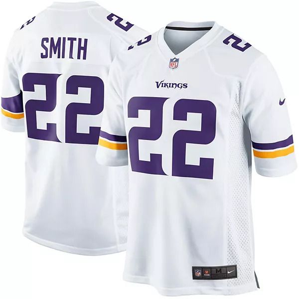 Men Minnesota Vikings #22 Harrison Smith Nike White Game Player NFL Jersey